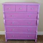 Empire Dresser in Princess Purple
