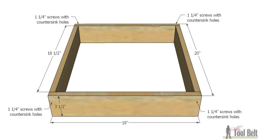 Build an easy table and chair set for the little kids. The set costs about $35 to build. Free plans!