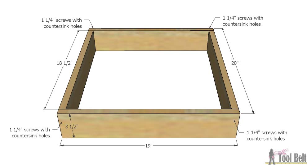 Simple Kid's Table and Chair Set - Her Tool Belt