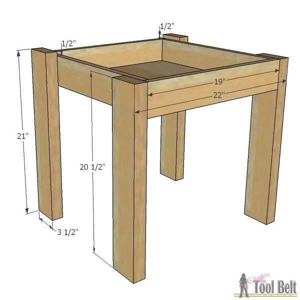 Simple Kid S Table And Chair Set Her Tool Belt