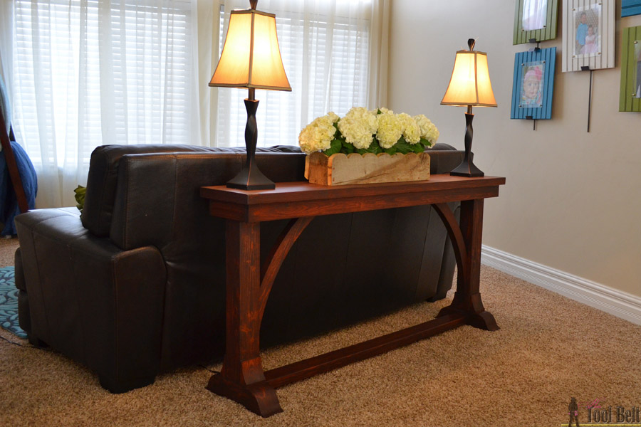 Narrow Sofa Table - Her Tool Belt