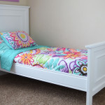 Twin Bed with Faux Raised Panel