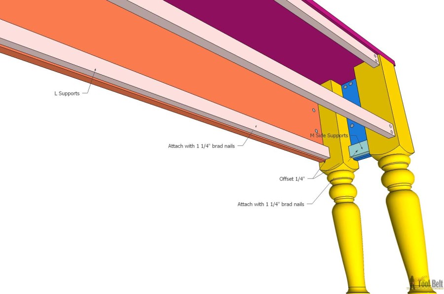 Need a stylish console table, perfect for your space? Free plans that you can easily customize the dimensions and build what you want. Buy the legs and DIY'ing is a breeze.