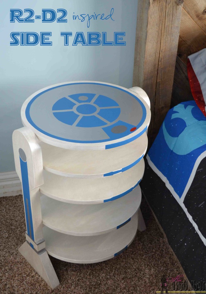 R2-D2 inspired side table-pin