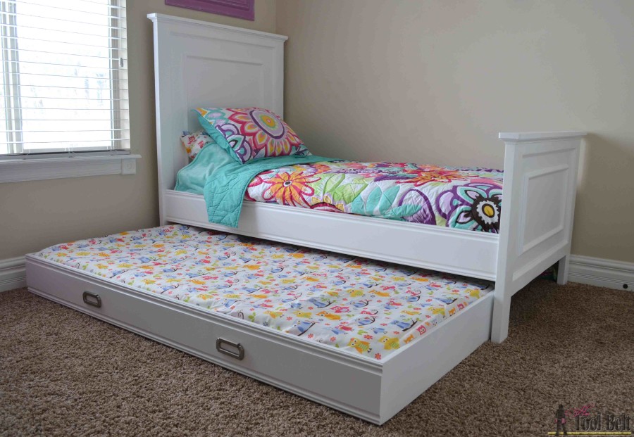 Simple twin bed trundle mattress