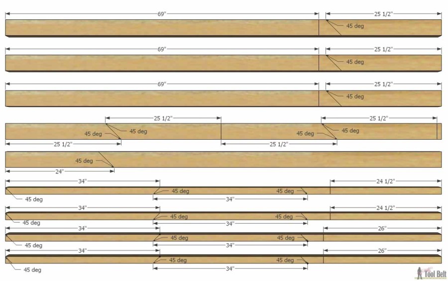 The perfect way to organize those bikes and scooters all over the garage. Free and easy plans to build a bike and scooter rack for only about $30.