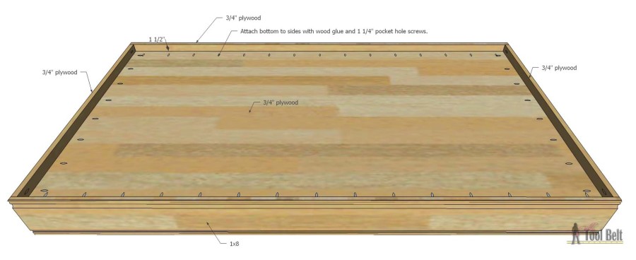 twin bed trundle attach bottom