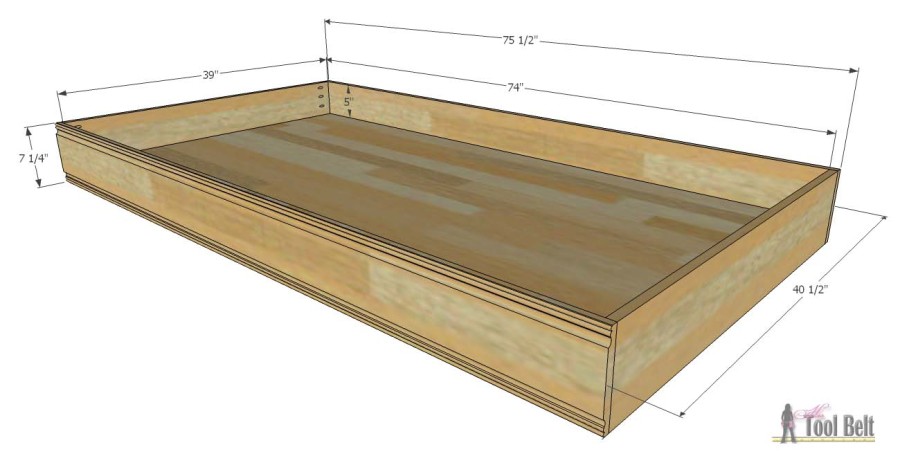 twin bed trundle overall dimensions