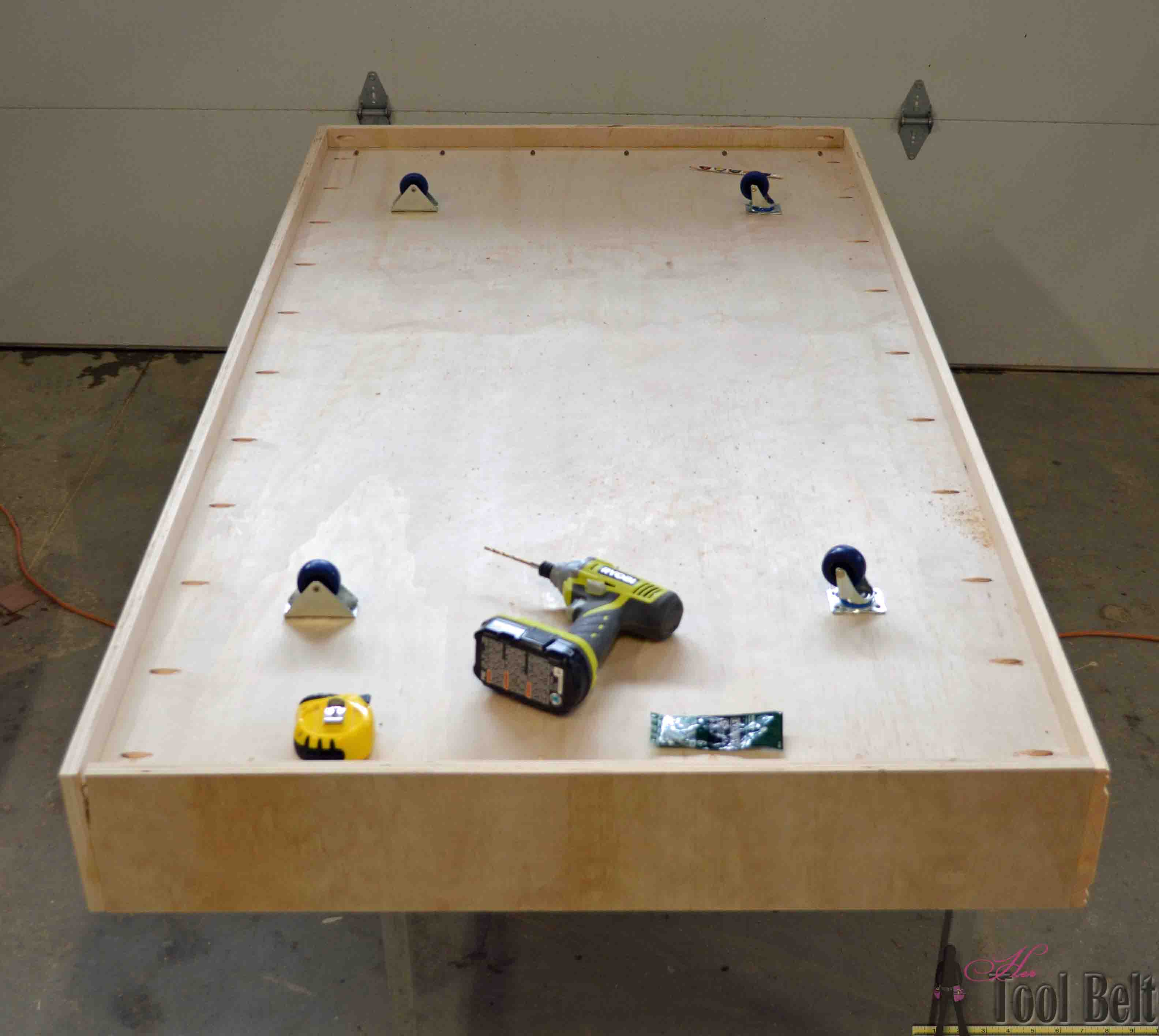 Simple Twin Bed Trundle Her Tool Belt, Diy Trundle Bed Frame