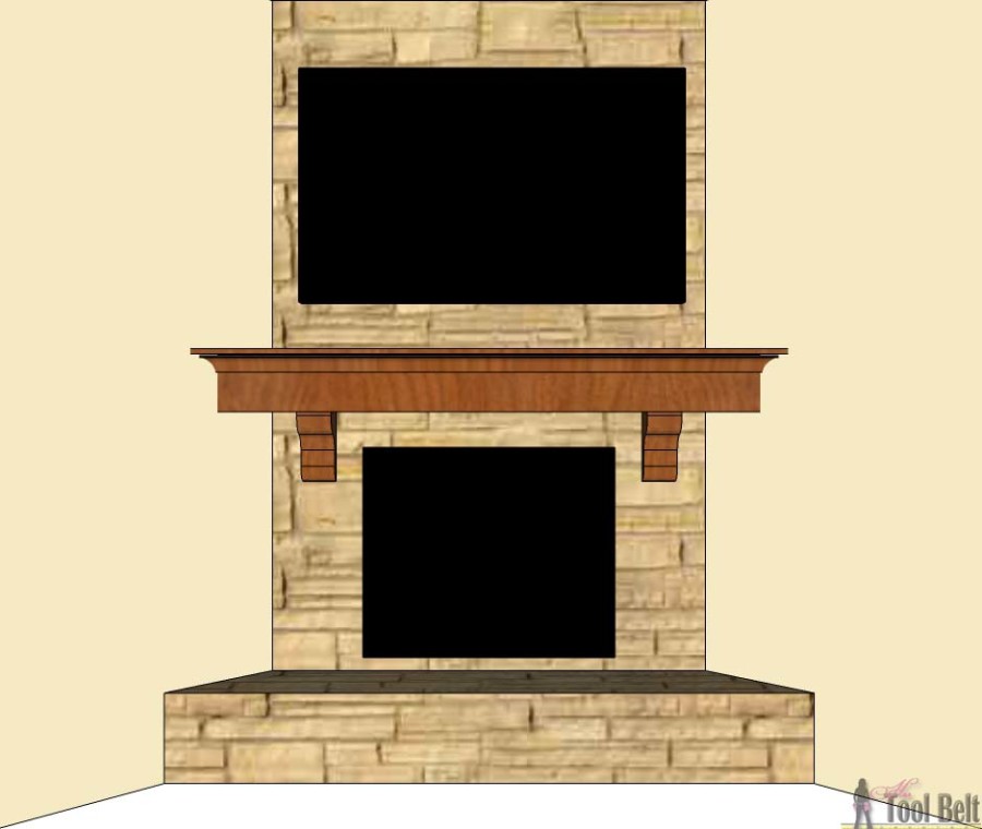 Create that room focal point that you've been dreaming about. DIY fireplace mantel shelf for about $210 in knotty alder! 