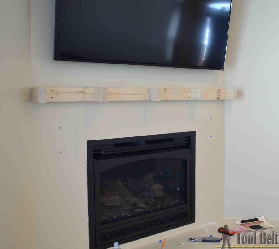 Create that room focal point that you've been dreaming about. DIY fireplace mantel shelf for about $210 in knotty alder! 