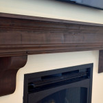 DIY Fireplace Mantel Shelf