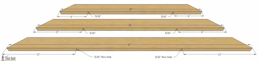 Hello Wooden Door Mat- drill holes 1