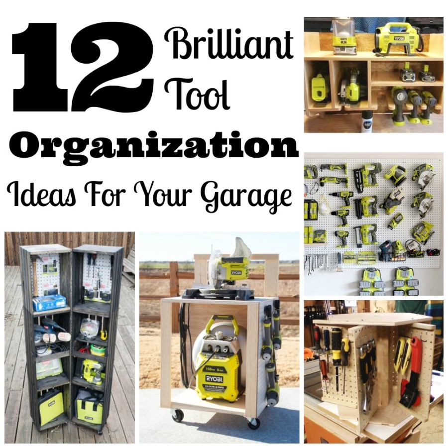 12 brilliant tool organization ideas for your garage.