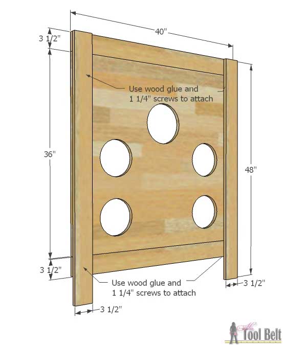 Football toss game, free plans and tutorial.