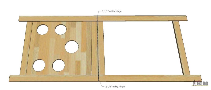 Football toss game, free plans and tutorial.