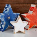 Worn *Red White and Blue* Star Blocks