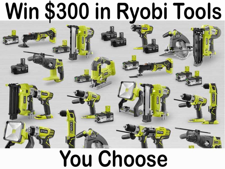 Win $300 in Ryobi Power Tools!