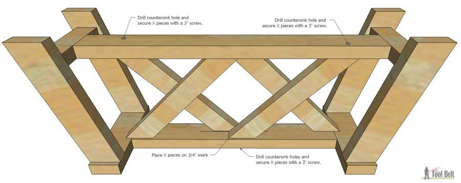 Build a cute little DIY bench for you porch or entry. Use 2x4's to build it for only about $13!!! Free plans