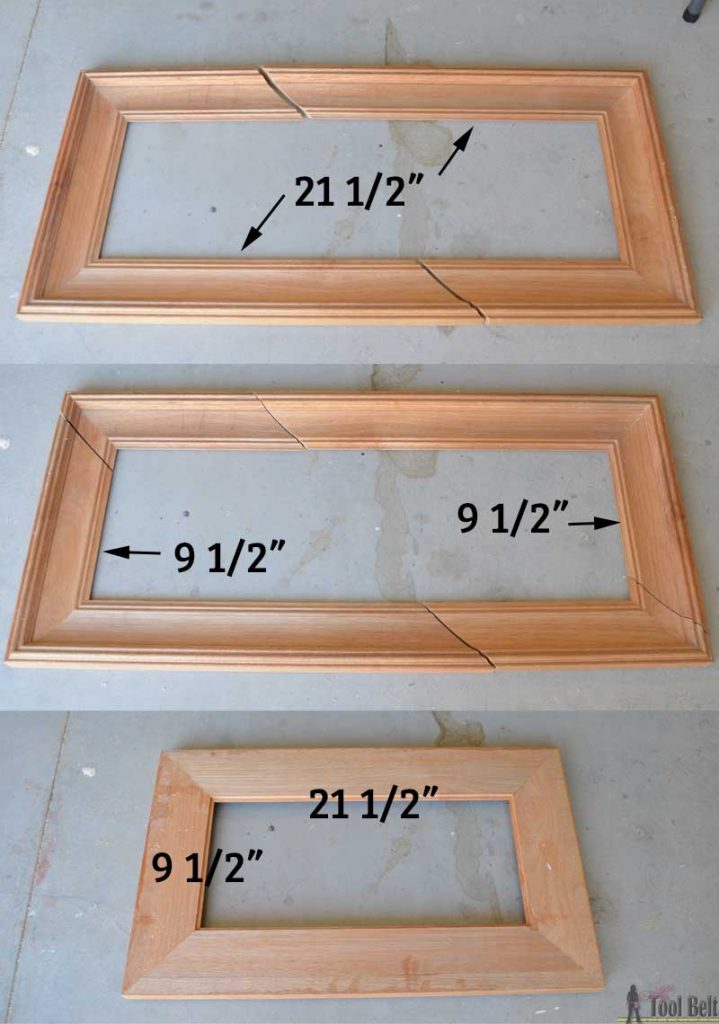 When the wrong sized picture frame is too good of a deal to pass up, use these tips to easily resize a wood picture frame.