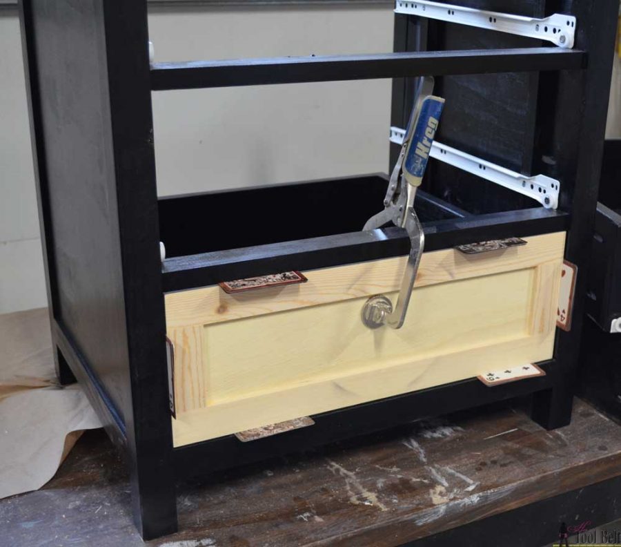 Free plans for a DIY craftsman style 3 drawer nightstand perfect for any bedroom.  This nightstand will give you plenty of storage at your bedside.