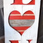 LOVE Valentine’s Wood Sign