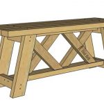 Build an Easy 2×4 Double X Bench