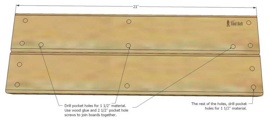 Build a rustic console table from simple 2x4 lumber. Free plans and building tutorial. 