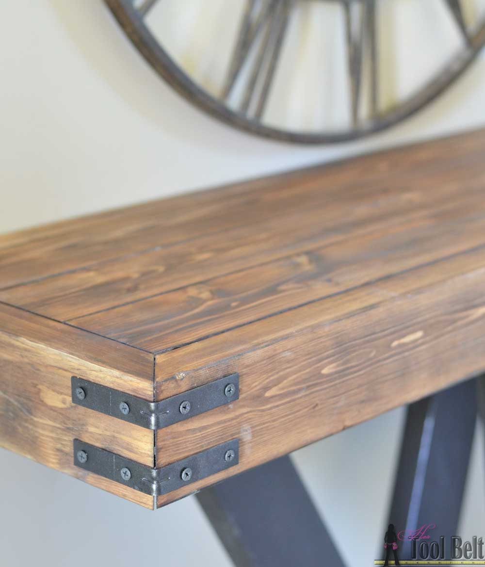 2x4 Console Table - Her Tool Belt