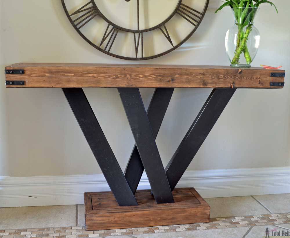 2x4 Console Table - Her Tool Belt