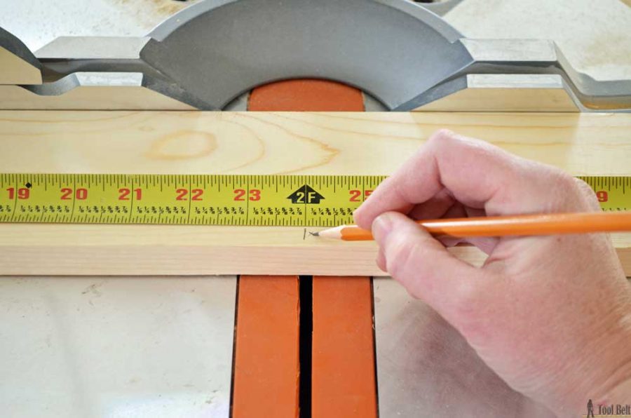 Getting started in woodworking guide - the little X that will save you over and over.