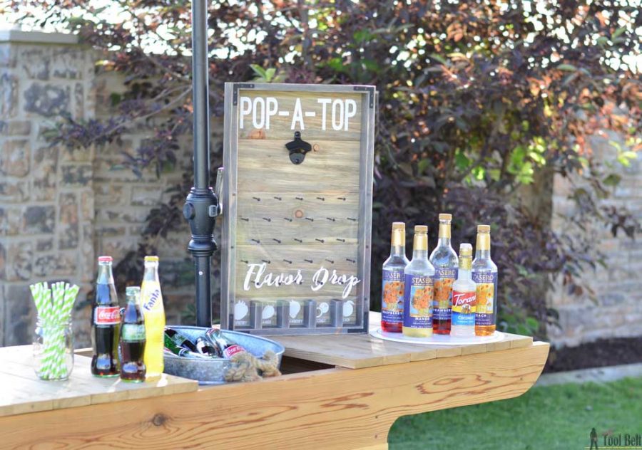 A fun and yummy addition to any summer time party, Pop-A-Top Flavor Drop bottle opener game. Open your favorite cold soda, watch where the cap drops and add the flavor! Mmmm Check out how to make it!