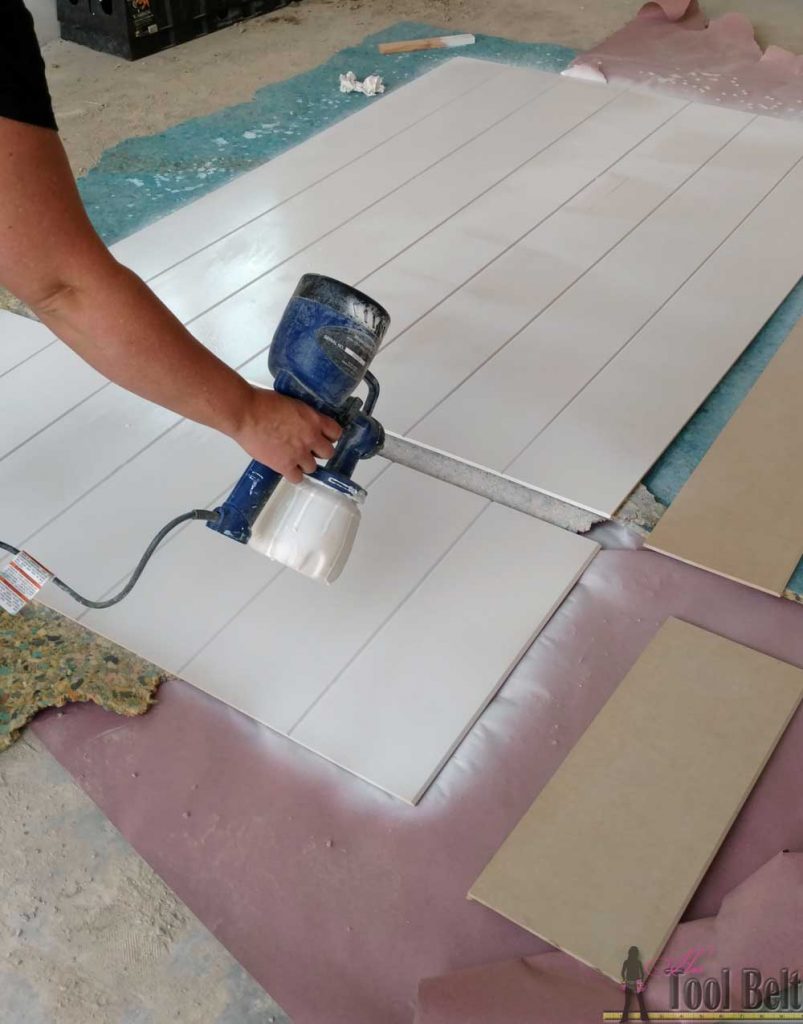 Love the look of a shiplap wall but don't want the gaps between the planks. Problem solved, route grooves in a plywood sheet for the shiplap 'planked' wall look! Set by step guide and tips.