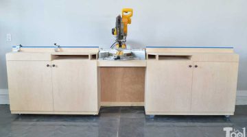Mobile Miter Saw Station and Storage
