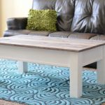 Farmhouse Coffee Table with Hidden Storage