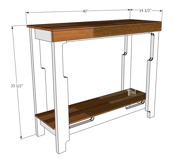 DIY Free Pallet Porch Table - Her Tool Belt