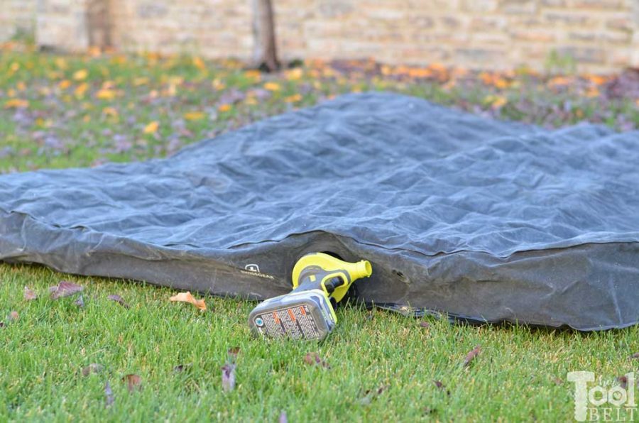 Ryobi high volume inflator tool review. Deflate air mattress.