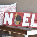 Handmade Wood Christmas Sign