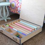 Rolling Gift Wrap Organizer