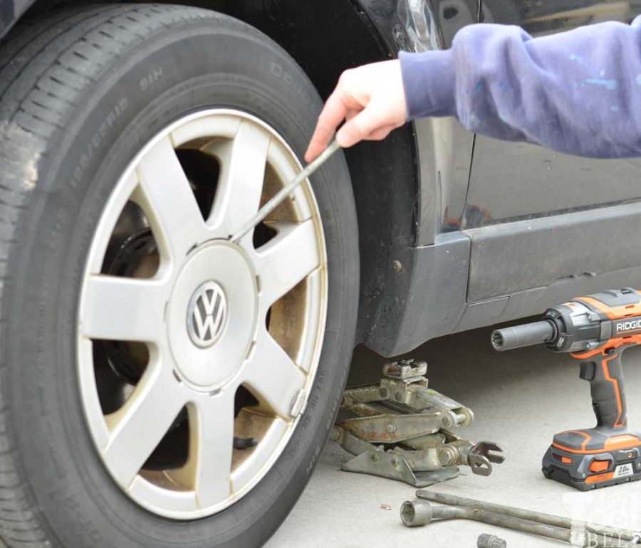 A few tips to make changing a car tire quick and easy.