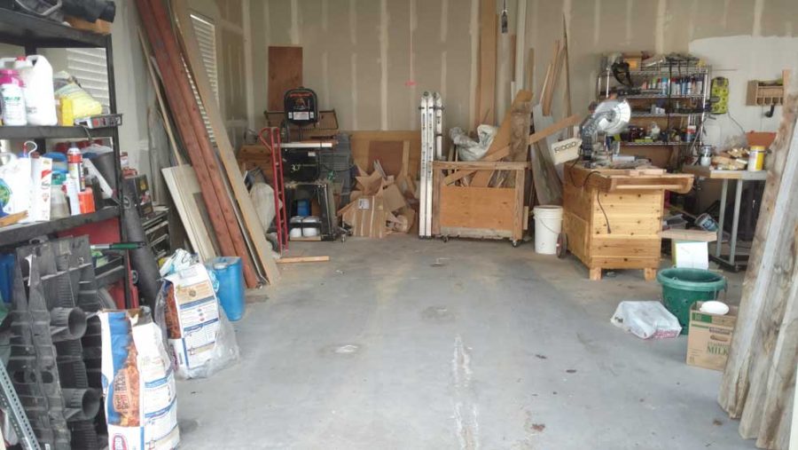 Oh my...scary garage before pic.