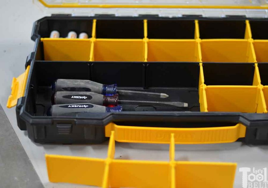 Here are a couple of quick and easy garage tool organization ideas that can be implemented in 30 minutes.