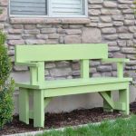 DIY Wood Bench with Back Plans