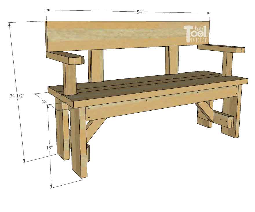 Park Bench Building Plans - Image to u