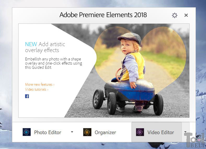 How to create square video with Premiere Elements for Instagram.