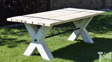 Super Chunky X Table Plans
