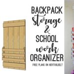 Backpack Storage and Organizer