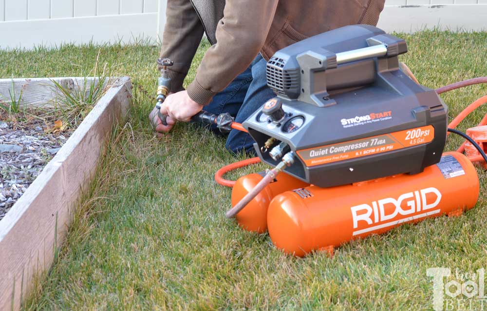 Best Air Compressor for Blowing Out Sprinklers  