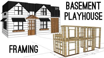 Basement Playhouse Build – Framing