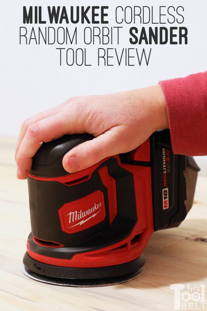 Been wanting to cut the cord on your sander??? Check out how the Milwaukee cordless random orbit sander checks out. #THDprospective